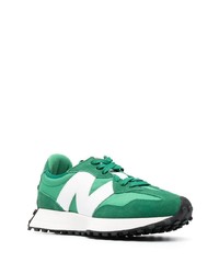Мужские зеленые низкие кеды от New Balance