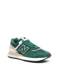 Мужские зеленые низкие кеды от New Balance