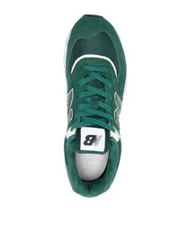 Мужские зеленые низкие кеды от New Balance