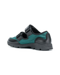Мужские зеленые низкие кеды от Marni
