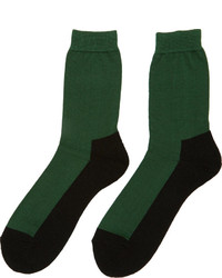 Мужские зеленые носки от Comme des Garcons