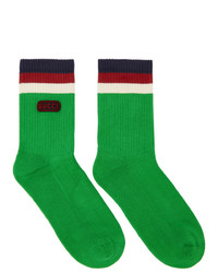 Мужские зеленые носки от Gucci