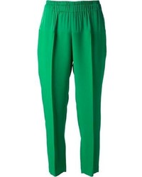 Зеленые пижамные штаны