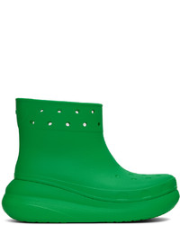 Зеленые резиновые повседневные ботинки
