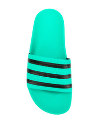 Мужские зеленые сланцы от adidas
