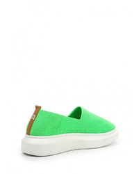Женские зеленые слипоны от Modelle