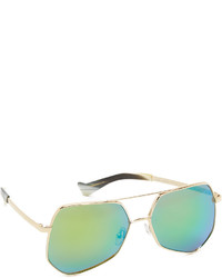 Женские зеленые солнцезащитные очки от Grey Ant