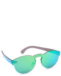 Женские зеленые солнцезащитные очки