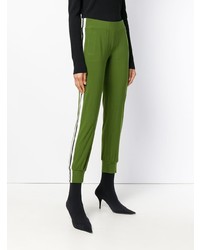 Женские зеленые спортивные штаны от Norma Kamali