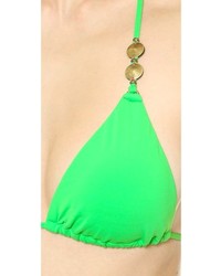 Зеленые трусики бикини от Vix Swimwear