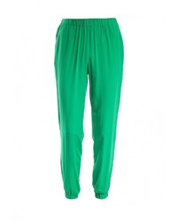 Зеленые узкие брюки от Baon