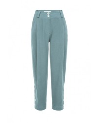 Зеленые узкие брюки от LO