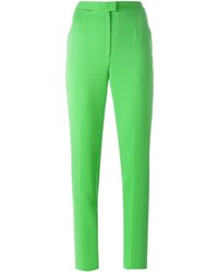 Зеленые узкие брюки от Maison Margiela