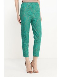 Зеленые узкие брюки от Please