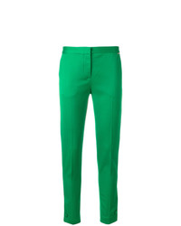 Зеленые узкие брюки от Styland