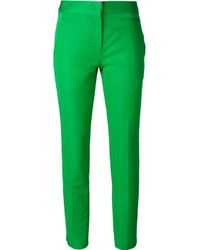 Зеленые узкие брюки от Vionnet