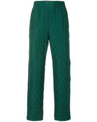 Зеленые хлопковые брюки