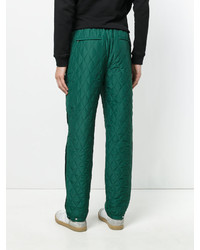 Мужские зеленые хлопковые брюки от MSGM