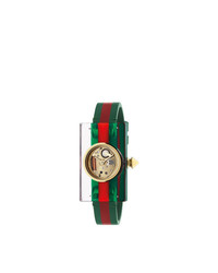 Женские зеленые часы от Gucci