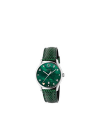 Женские зеленые часы от Gucci