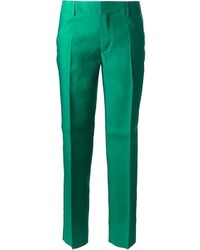 Зеленые широкие брюки от Dsquared2