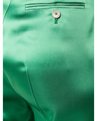 Зеленые широкие брюки от Gucci