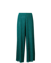 Зеленые широкие брюки от Mes Demoiselles