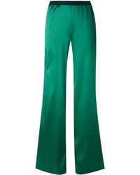 Зеленые широкие брюки от Missoni