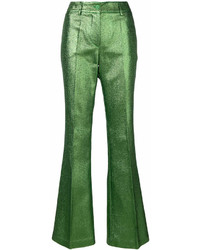 Зеленые широкие брюки от P.A.R.O.S.H.