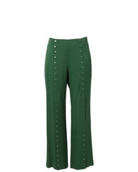 Зеленые широкие брюки от Rosie Assoulin