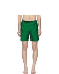 Зеленые шорты для плавания от Prada