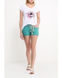 Женские зеленые шорты от Animal