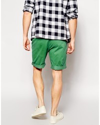 Мужские зеленые шорты от Lee