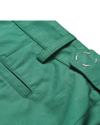 Мужские зеленые шорты от Raf Simons