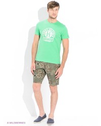 Мужские зеленые шорты от Tommy Hilfiger