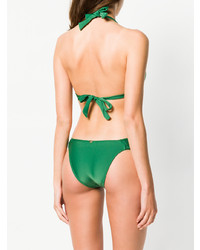 Зеленый бикини-топ от Adriana Degreas