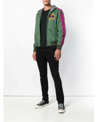 Мужской зеленый бомбер от Diesel