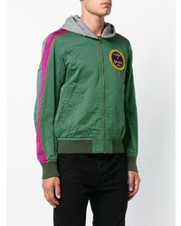 Мужской зеленый бомбер от Diesel