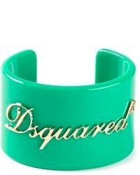 Зеленый браслет от DSquared