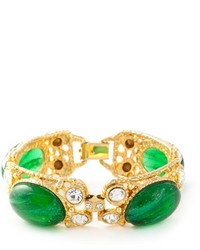 Зеленый браслет от Moschino
