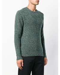 Мужской зеленый вязаный свитер от Bellerose