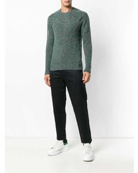 Мужской зеленый вязаный свитер от Bellerose