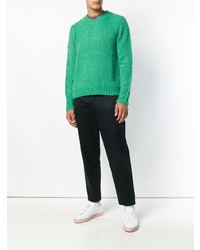 Мужской зеленый вязаный свитер от Isabel Marant