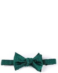 Мужской зеленый галстук-бабочка в горошек от DSquared