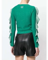 Женский зеленый кардиган от Love Moschino