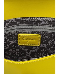 Зеленый кожаный клатч от Calipso