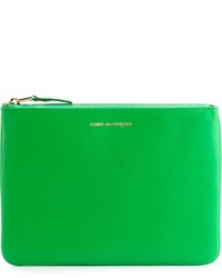 Зеленый кожаный клатч от Comme des Garcons