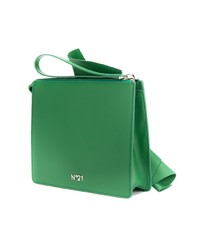 Зеленый кожаный клатч от N°21
