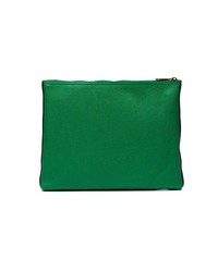 Мужской зеленый кожаный мужской клатч от Gucci