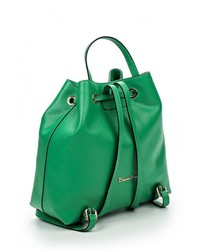 Женский зеленый кожаный рюкзак от Braccialini